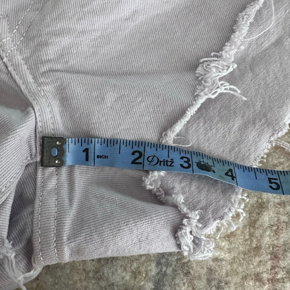 NWT Levis 501 Cut Off Shorts Womens Size 33 Lavender Purple High Rise Button Fly - Picture 6 of 7